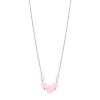 Billede af Spirit Icons Confetti Pink halskæde sølv m. krystal (42-45 cm)