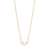 Billede af Spirit Icons Confetti Pearl halskæde forgyldt sølv m. fvp (42-45 cm)