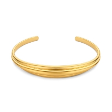 Billede af Spirit Icons Emelda armring forgyldt sølv (str. L - 70mm)