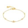 Billede af Spirit Icons Alma armbånd forgyldt sølv m. cz (17-19 cm)