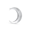 Billede af Jane Kønig Massive Half Moon Stud ørering sølv (1 stk)