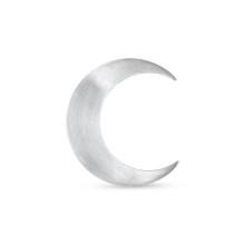 Billede af Jane Kønig Massive Half Moon Stud ørering sølv (1 stk) - Højre