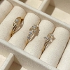 Billede af Ring cubic zir. 8 kt.