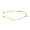 Billede af Studio Z "Reef Essence" armbånd forgyldt sølv (16,5+2,5 cm)