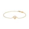 Billede af Studio Z "Wild Cliff" armbånd forgyldt sølv m. cz (16+2 cm)
