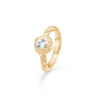 Billede af Studio Z "Wild Cliff" ring forgyldt sølv m. cz (str. 50-60)