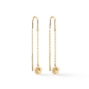 Billede af Mads Z "Fleur" øreringe 14 kt. guld m. 0,007 ct. w/si brillanter