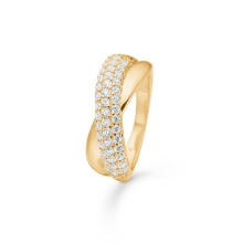Billede af Mads Z "Celia" ring 8 kt. guld m. cz (str. 52)