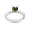 Billede af Ring 4 grab. fatning, peridot 6,0 mm. 925s.