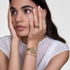Billede af Daniel Wellington Petite Mirror dameur stål gulddoublé 28mm 3bar