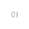Billede af Pure Titanium creoler m. cz (8 mm)