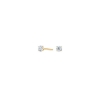 Billede af Pure Titanium øreringe forgyldt m. cz (3 mm)