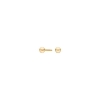 Billede af Pure Titanium øreringe forgyldt kugle (3 mm)