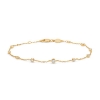 Billede af Mads Z "Endless Allure" armbånd 14 kt. guld m. 0,26 ct. brillant (16-18 cm)