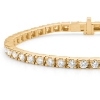 Billede af Mads Z "Tennis" armbånd 14 kt. guld m. 3,50 ct. w/si brillanter