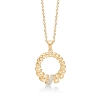 Billede af Mads Z "Swirl w. Diamonds" vedhæng 14 kt. guld m. 0,09 ct. brillanter