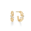 Billede af Mads Z "Swirl w. Diamonds" øreringe 14 kt. guld m. 0,17 ct. brillanter
