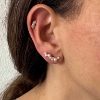 Billede af Nuni Copenhagen Philadelphia Pearl ørering forgyldt sølv m. fvp