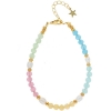 Billede af Nuni Copenhagen Gina Light Multi armbånd forgyldt sølv m. perler (16+3 cm)
