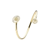 Billede af Lund Copenhagen Marguerit armring forgyldt sølv (65 x 50mm)