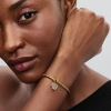 Billede af Pandora Funklende Hjerte Charm sølv + forgyldt metalblanding m. cz