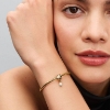 Billede af Pandora Sløjfebånd med Perle charm forgyldt metalblanding