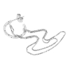 Billede af Jane Kønig Orbis Chain Hoop ørering sølv (1 stk.)