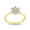 Billede af Rosetring med 7 brill. a 0,09 w/vs. 14 kt.