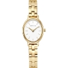 Billede af Bering Classic Oval dameur stål gulddoublé 20mm 3bar