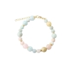 Billede af Aqua Dulce Morganite Dream armbånd forgyldt sølv m. sten (17 + 3 cm)