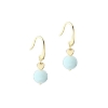Billede af Aqua Dulce Morganite Dream øreringe forgyldt sølv m. sten