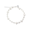 Billede af Aqua Dulce Shelly armbånd sølv m. cz (17 + 3 cm)