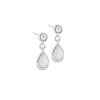 Billede af Aqua Dulce Celestia Pearl Drop øreringe sølv m. fvp