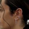 Billede af Maria Black 'River' Ear Cuff sølv
