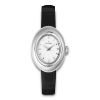 Billede af Mockberg Belle Oval Leather Steel dameur stål 23mm 3bar