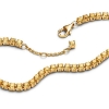 Billede af Pandora Funklende Gult Tennisarmbånd forgyldt metalblanding m. cz (16-20 cm)