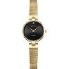 Billede af Bering Classic Diamond dameur stål gulddoublé 24mm 3bar