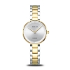 Billede af Bering Classic Diamond dameur stål gulddoublé 29mm 3bar