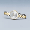 Billede af Bering Classic Diamond dameur stål gulddoublé 29mm 3bar