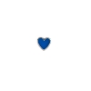 Billede af STINE A ørestik Petit Love Heart sølv Cobalt Blue (1 stk.)