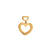 Billede af STINE A My Open Love Hearts ørering forgyldt sølv (1 stk.)
