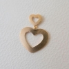 Billede af STINE A My Open Love Hearts ørering forgyldt sølv (1 stk.)