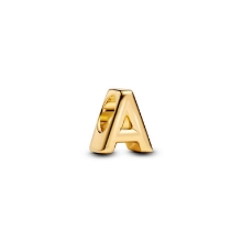 Billede af Pandora Bogstav A Alfabetcharm forgyldt metalblanding Billede af Pandora Bogstav A Alfabetcharm forgyldt metalblanding