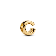 Billede af Pandora Bogstav C Alfabetcharm forgyldt metalblanding Billede af Pandora Bogstav C Alfabetcharm forgyldt metalblanding