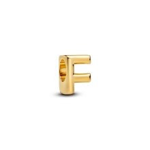 Billede af Pandora Bogstav F Alfabetcharm forgyldt metalblanding Billede af Pandora Bogstav F Alfabetcharm forgyldt metalblanding