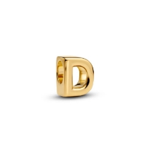Billede af Pandora Bogstav D Alfabetcharm forgyldt metalblanding Billede af Pandora Bogstav D Alfabetcharm forgyldt metalblanding