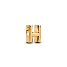 Billede af Pandora Bogstav H Alfabetcharm forgyldt metalblanding Billede af Pandora Bogstav H Alfabetcharm forgyldt metalblanding