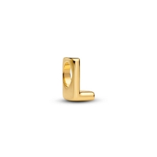 Billede af Pandora Bogstav L Alfabetcharm forgyldt metalblanding Billede af Pandora Bogstav L Alfabetcharm forgyldt metalblanding