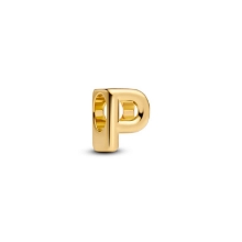 Billede af Pandora Bogstav P Alfabetcharm forgyldt metalblanding Billede af Pandora Bogstav P Alfabetcharm forgyldt metalblanding