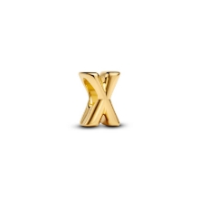 Billede af Pandora Bogstav X Alfabetcharm forgyldt metalblanding Billede af Pandora Bogstav X Alfabetcharm forgyldt metalblanding